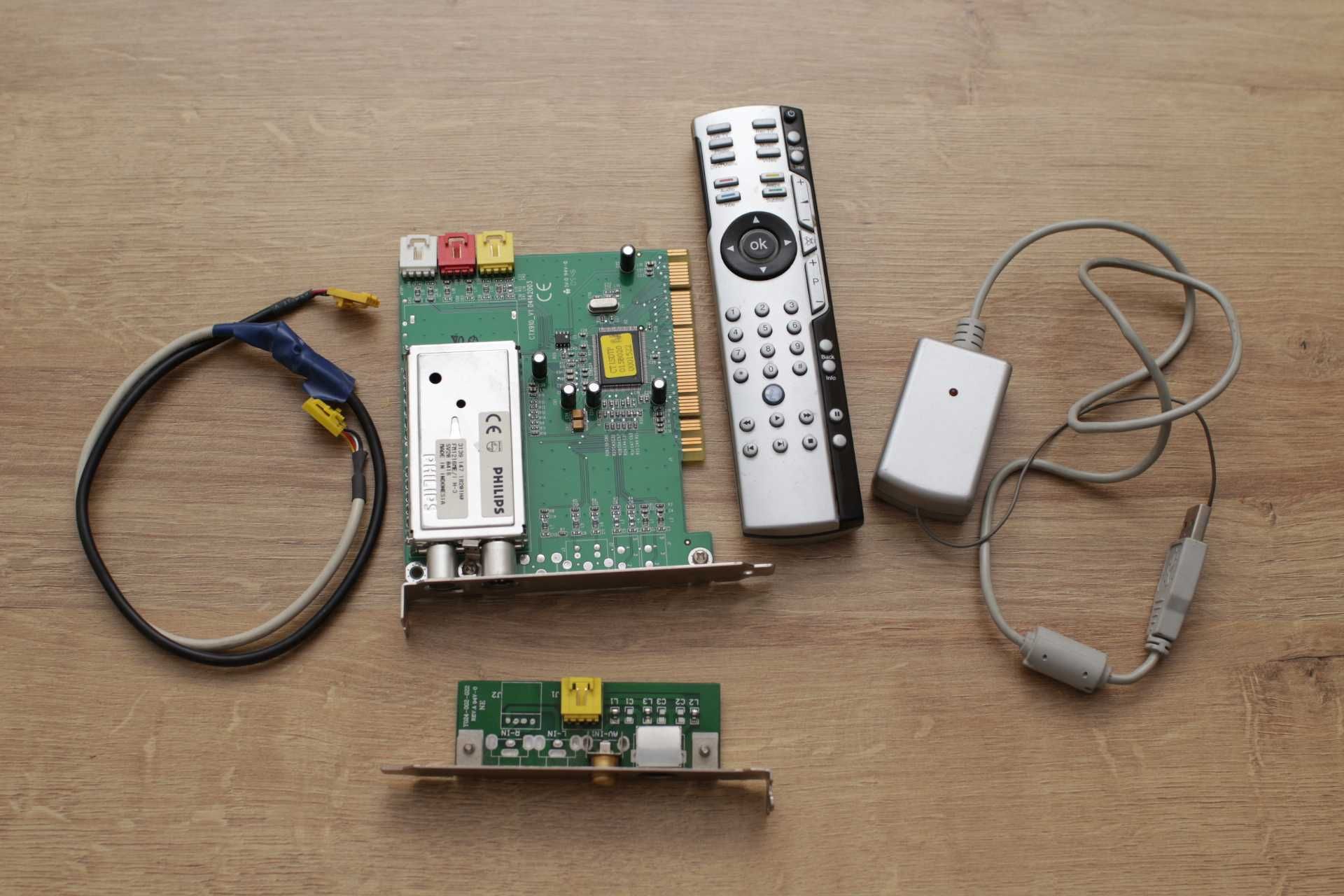 Karta telewizyjna na PCI Philips z pilotem usb TV + gratis