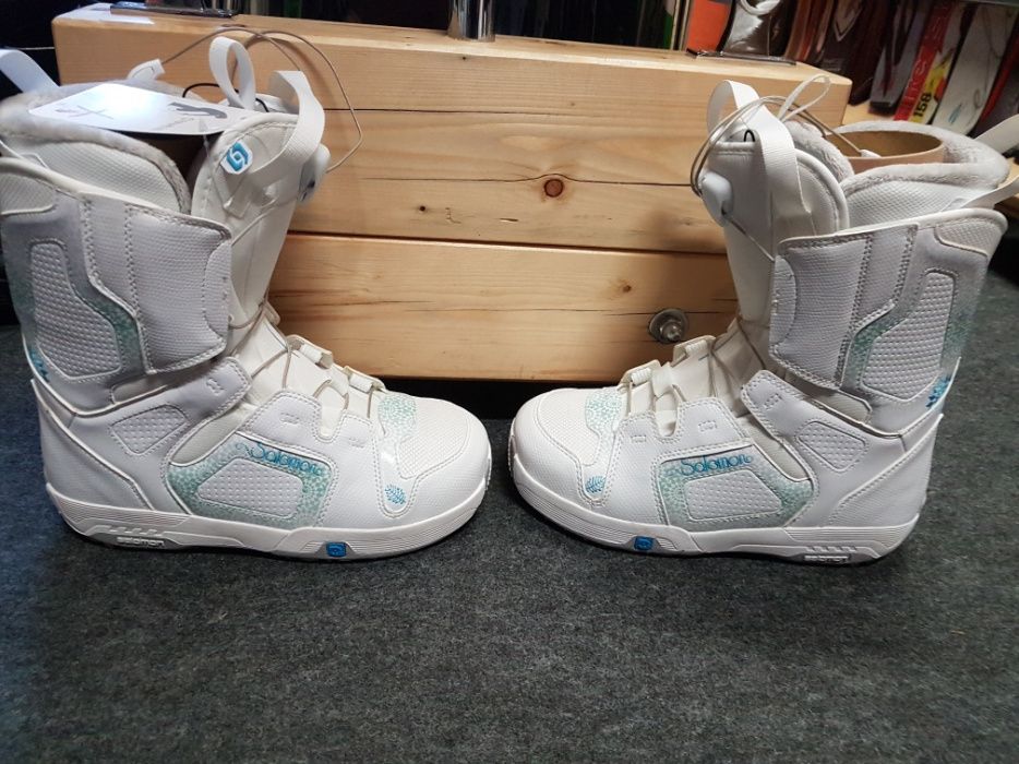 Buty snowboardowe Salomon pearl White 24 cm 38 eu. Nowe wysyłka.