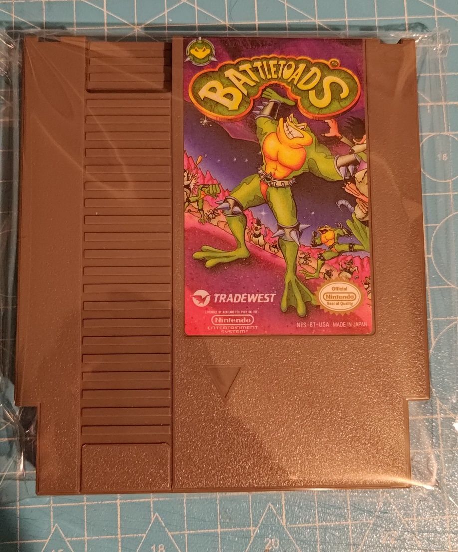 Gra Battletoads Nintendo NES reprodukcja