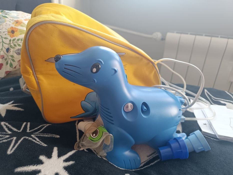 Inhalator dla dzieci Philips Respironics Sami the Seal + torba
