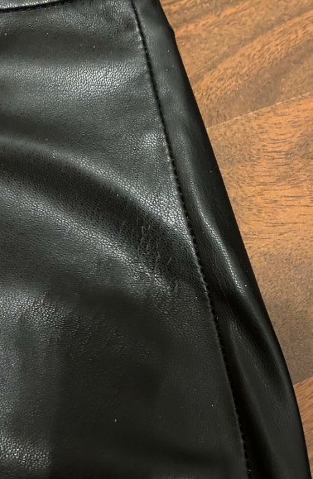 Guess spodnie skórzane