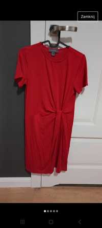 Czerwona sukienka na codzień rozm S/M Primark