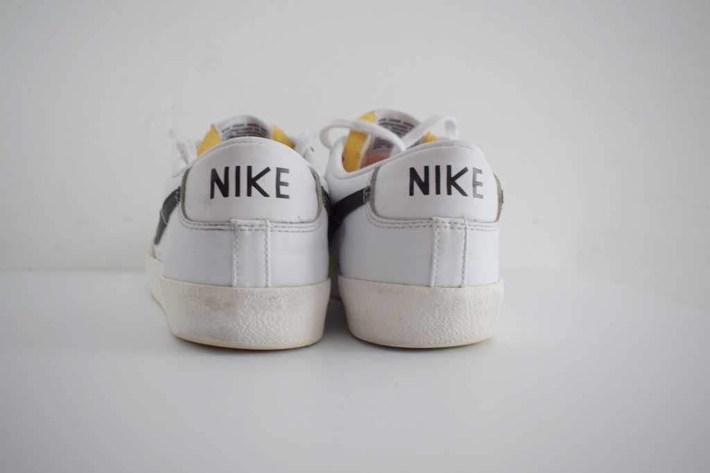 Nike Buty Blazer Low Platform DJ0292 sneakersy skórzane 44 białe