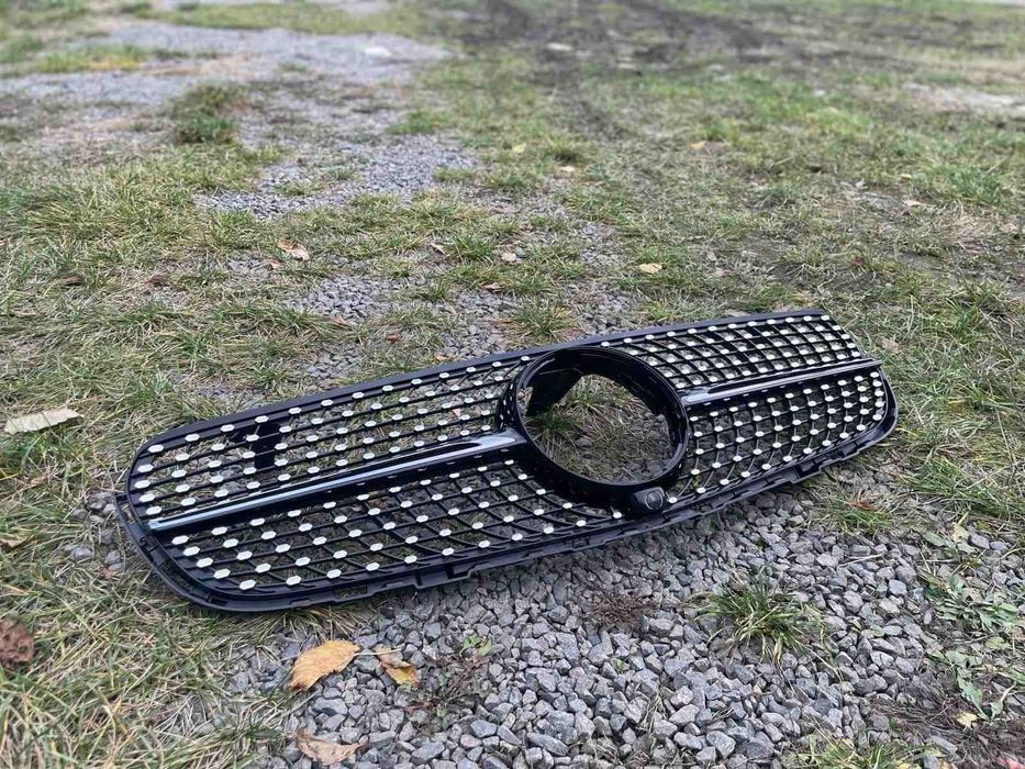 Решетка Diamond Black Mercedes GLC X253 (2015-2019) Решітка радіатора