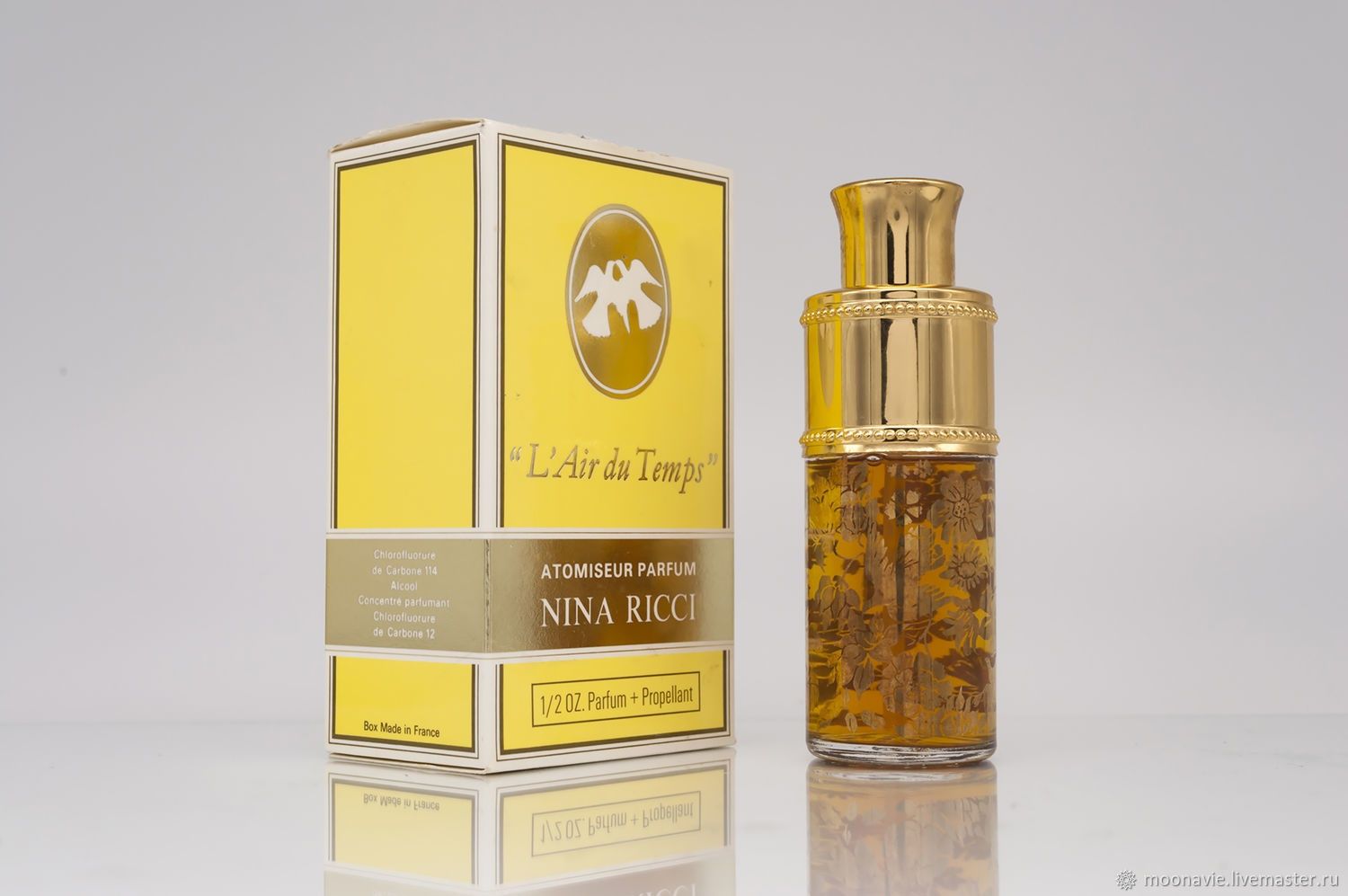 французские духи L`Air Du Temps от Nina Ricci, оригинал,  винтаж