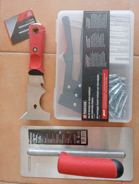 Conjunto Parkside  Alicate + Buchas Talocha + Ferramenta Multiuso