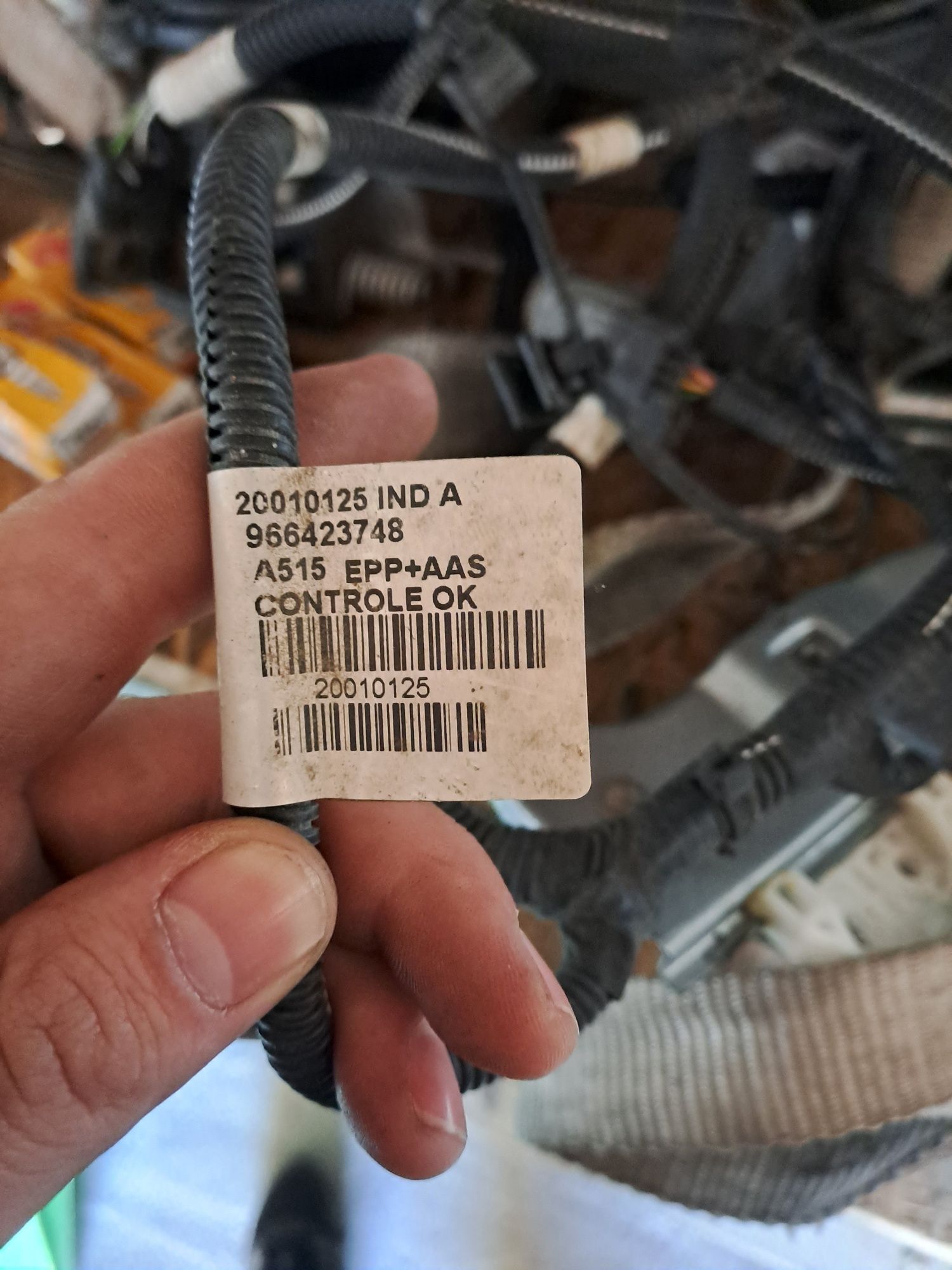 Wiązka PDC z czujnikami tył Citroen DS3 C3