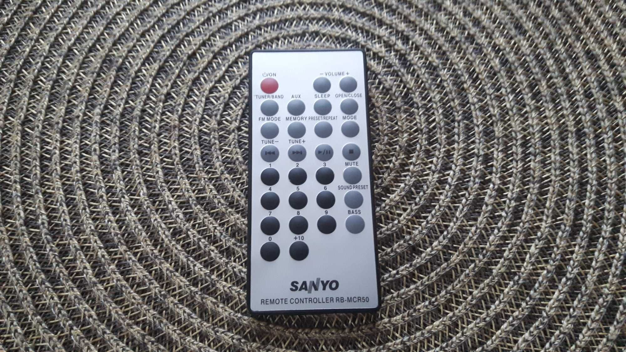 Oryginalny pilot audio Sanyo RB-MCR50