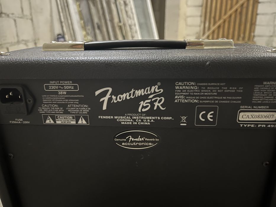 Fender Frontman 15 R wzmacniacz idealny!