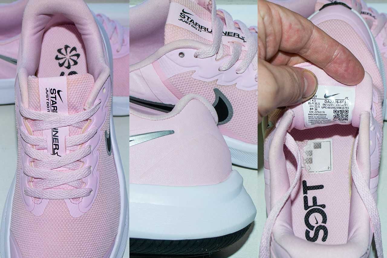 ‼️кросівки бігові Nike STAR runner 3 da2777-601 pink 35 р. оригінал