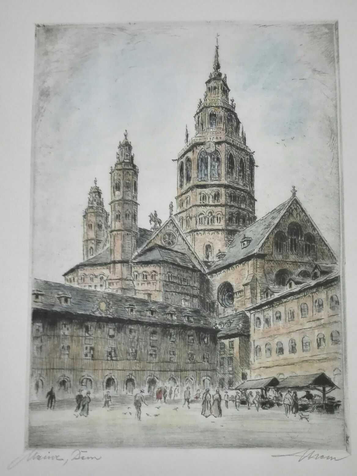 Obraz Moguncja katedra Bild Mainz Dom