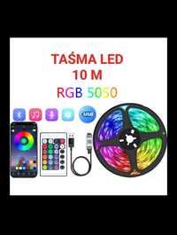 Taśma LED RGB 5050 10m USB pilot aplikacja muzyka