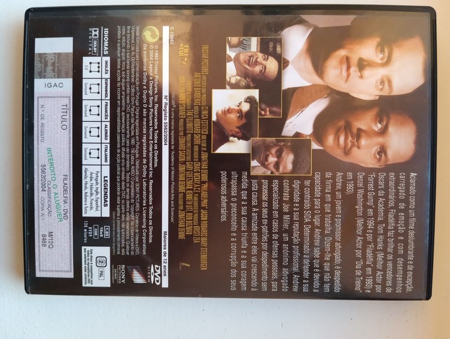 DVD Filadélfia ( original)