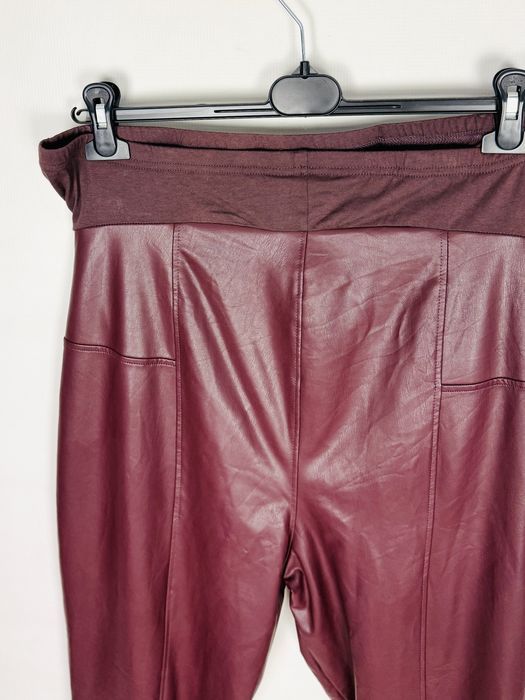 Ciążowe legginsy z materiału imitującego skórę 4XL 48 New Look
