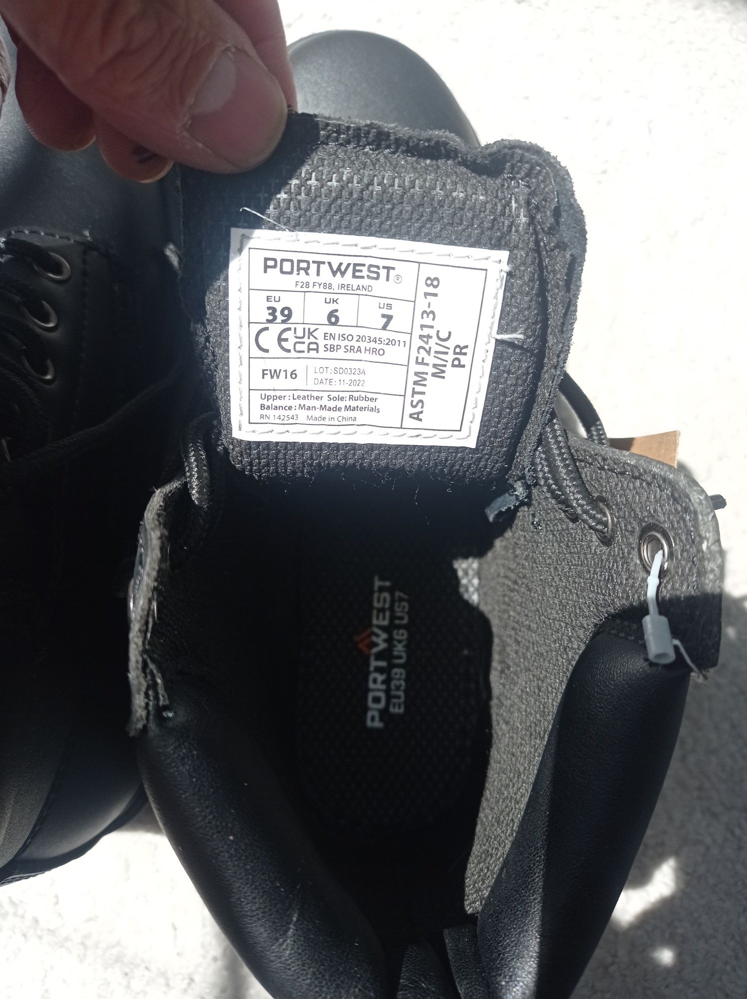 Черевики робочі Portwest Welted Safety Boott fw16