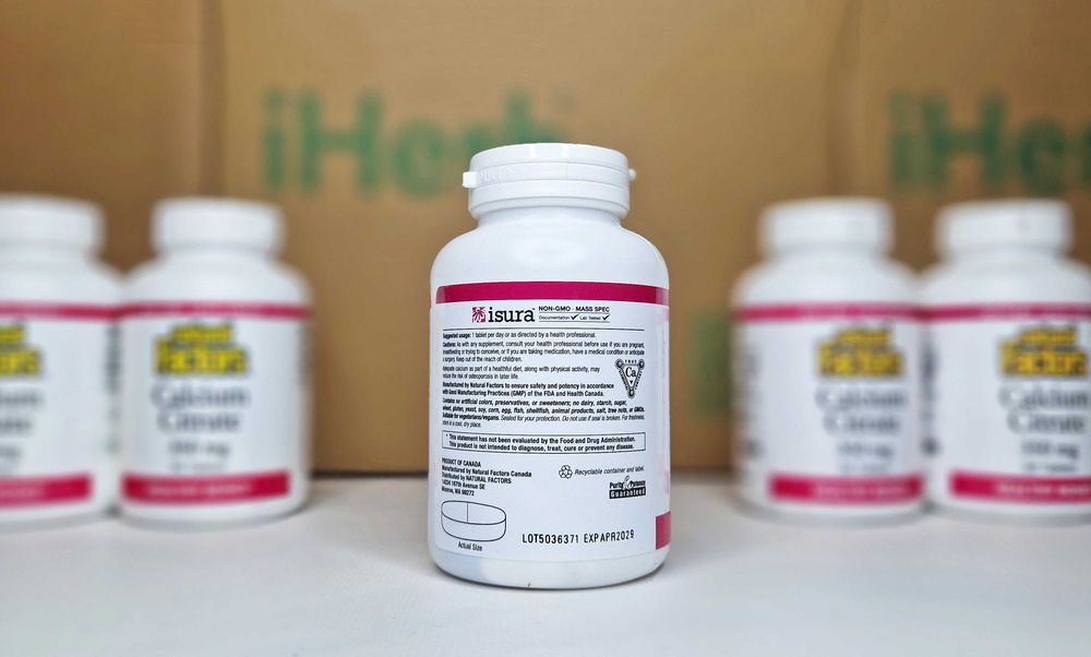 Кальцій цитрат Natural Factors Calcium Citrate, 350 мг, 90 таблеток