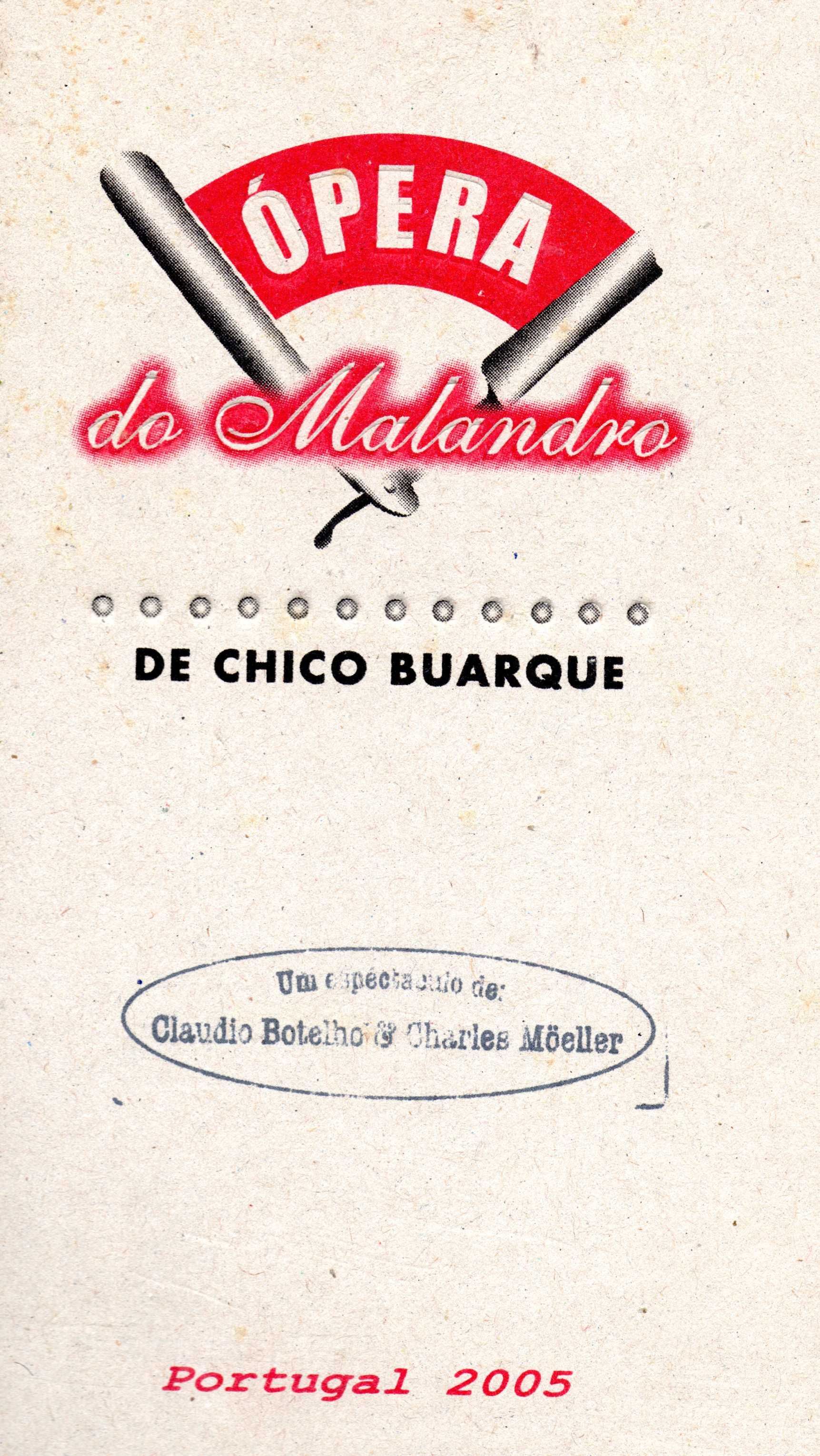 CHICO BUARQUE - A Ópera do Malandro