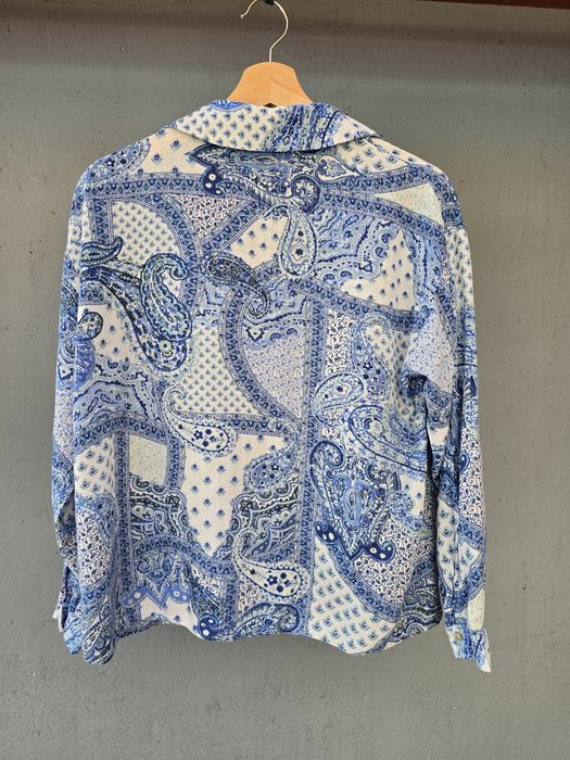 Zara Koszula oversize paisley 100% wiskoza