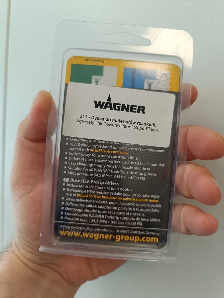 Wagner dysza do agregatu 311