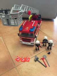 Camião com Escada dos Bombeiros Playmobil