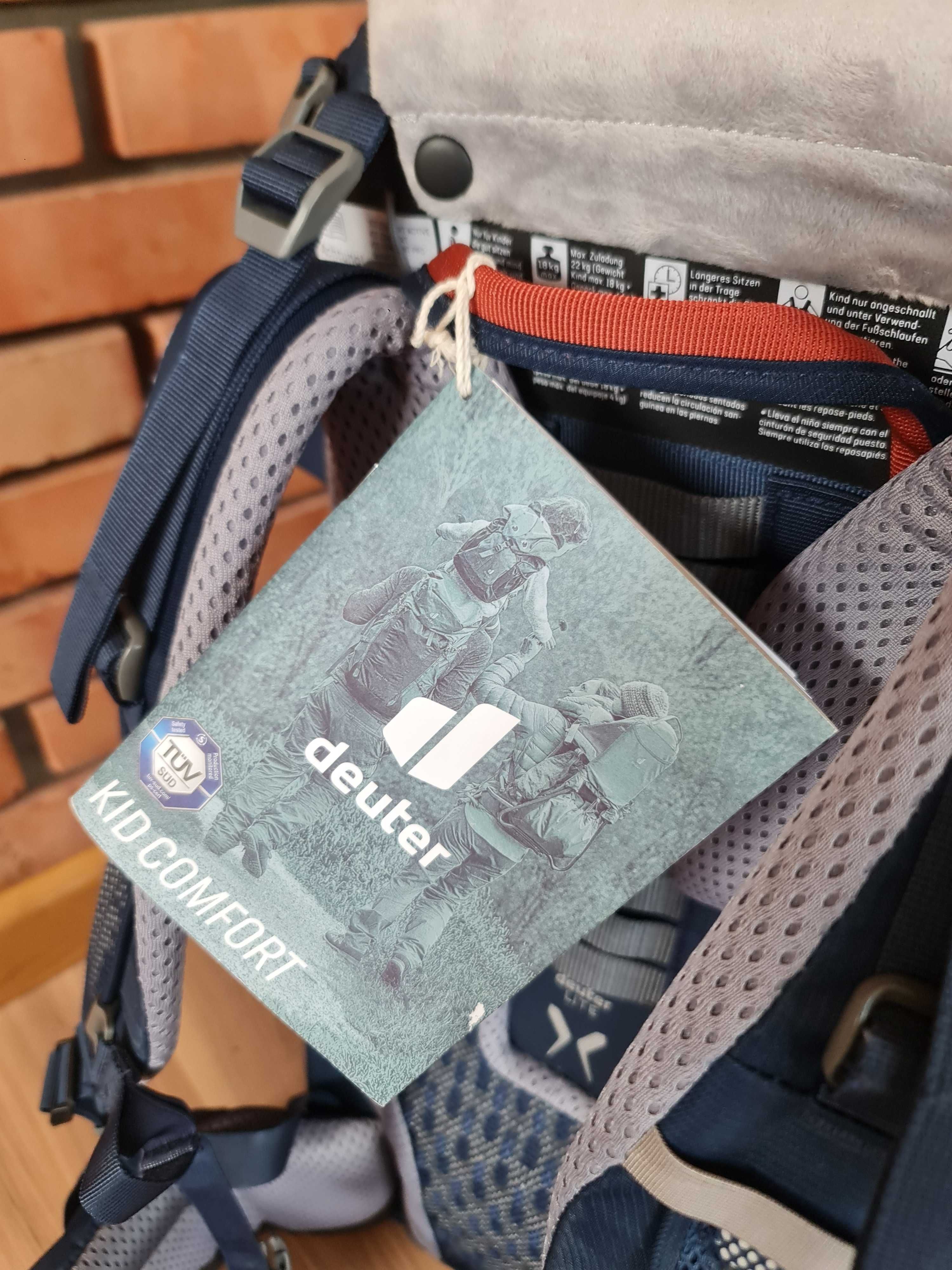 Nosidełko turystyczne dziecięce Deuter Kid Comfort Active NoWE