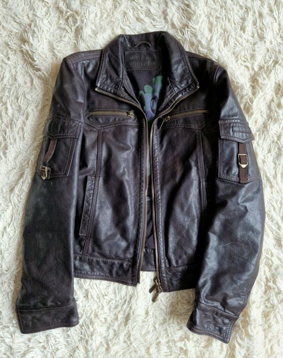 Чоловіча шкіряна куртка нова Who's who