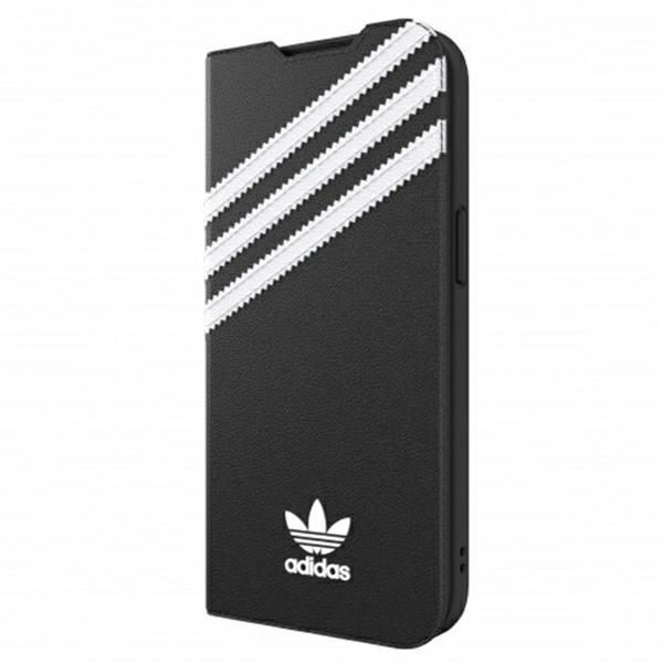 Etui Książkowe Adidas OR do iPhone 13 Pro / 13 - Czarno-Biały