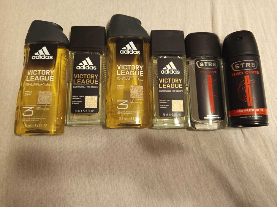 Zestaw meski 4x adidas i 2 x str8  nowe