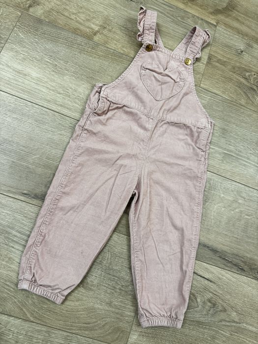 Вельветовий комбінезон H&M для дівчинки у 86 р.