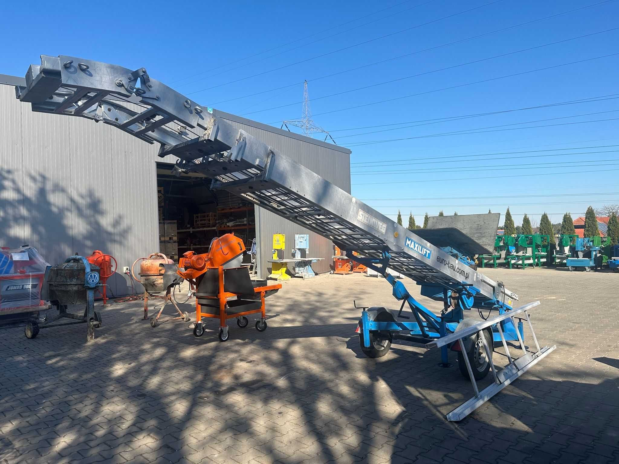 Winda drabina dekarska Steinweg ML-16m elektrycz 230V wciągarka wyciąg