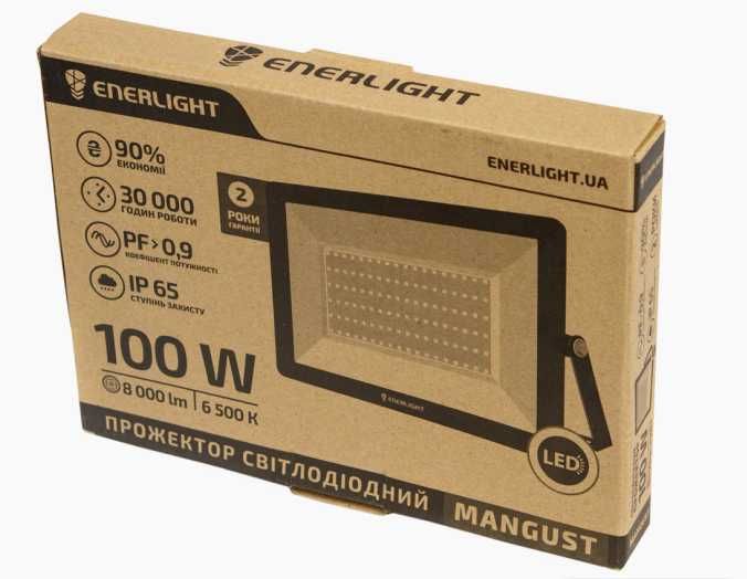 Прожектор Світлодіодний ENERLIGHT MANGUST 100Вт 6500K