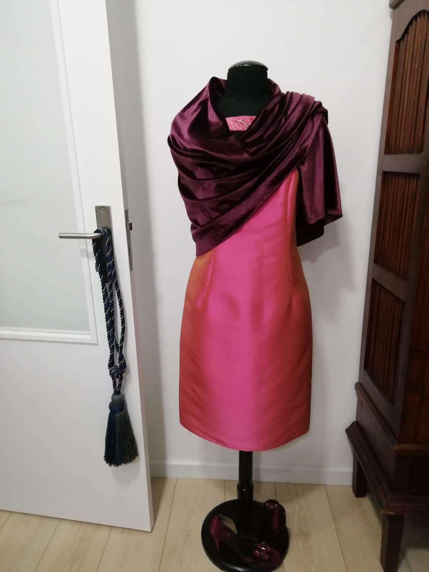 Vestido Cerimónia  em Seda