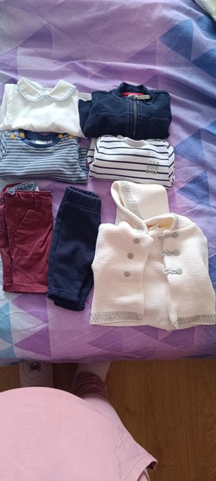 Roupa bebe 0 aos 6 meses =  A partir 3.50€
