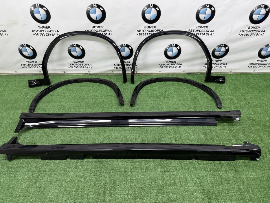 Bmw G01 G02  поріг арка накладка на крило