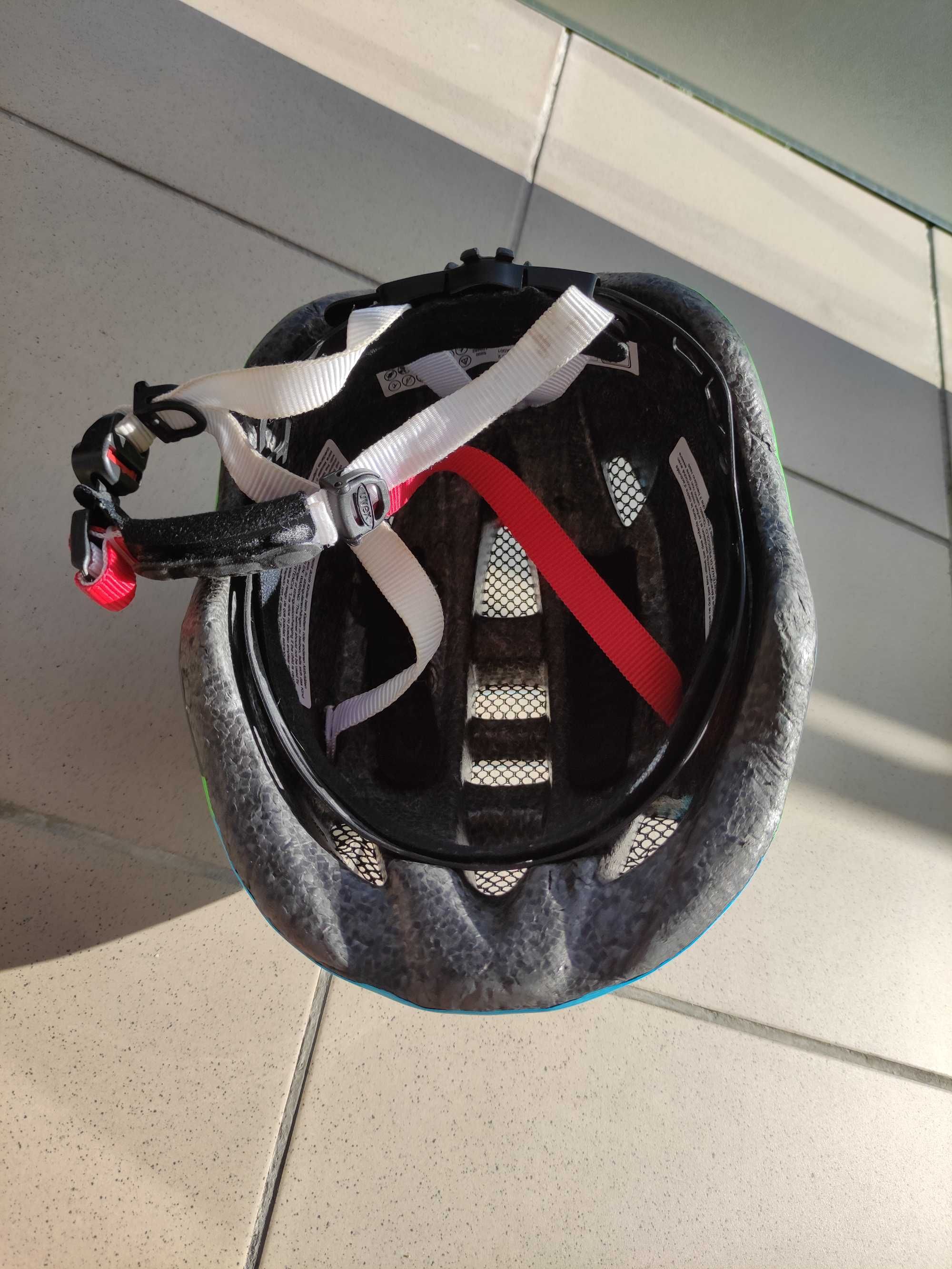 Kask rowerowy UVEX Junior dla dzieci rozmiar 46-52cm /wielokolorowy