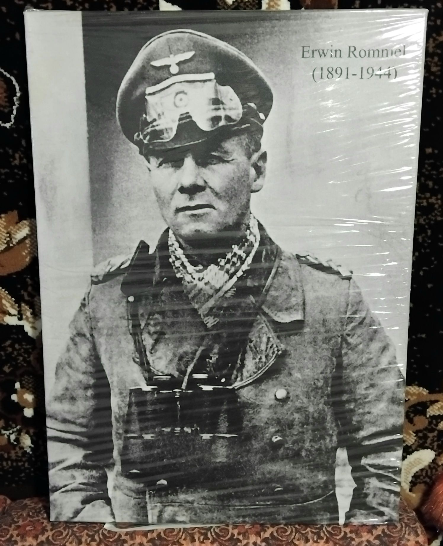 Фельдмаршал Эрвин Роммель 1891-1944г.(фотопортрет на холсте)
