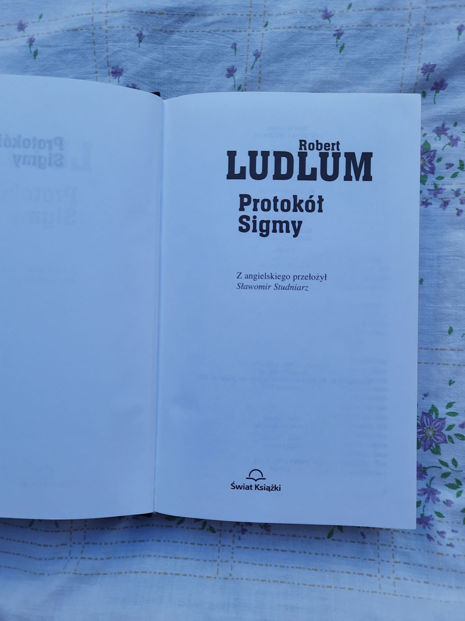 Sprzedam książkę Roberta Ludluma "Protokół Sigmy"