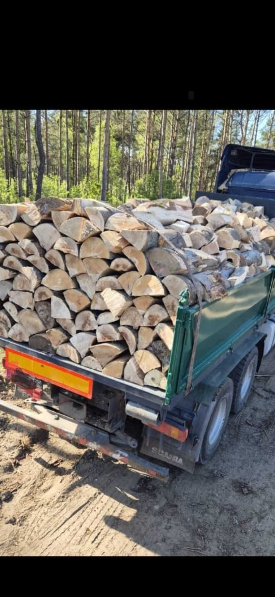 Drewno kominkowe  ukladane opalowe buk dab brzoza
