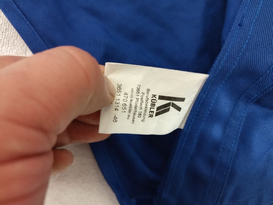 #528 Nowe ogrodniczki robocze męskie Kubler