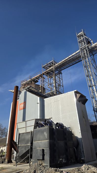 Теплогенератор на альтернативному паливі з теплообмінником