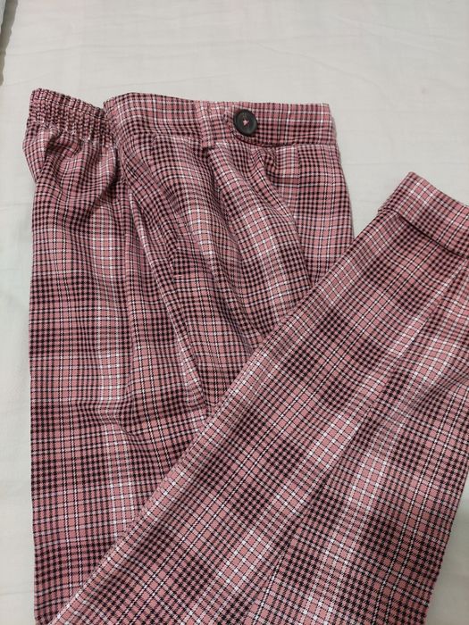 2 Calças xadrez Tam. XS