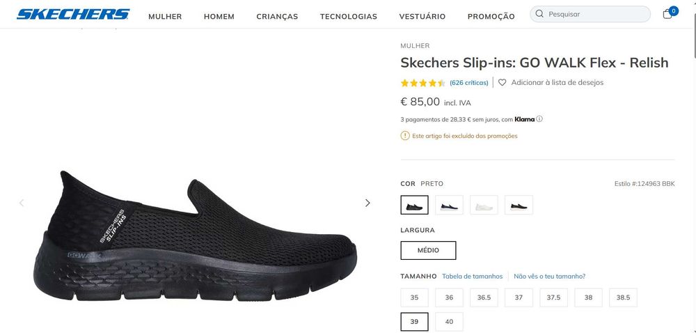 Sapatilhas de mulher Skechers Go Walk Flex Relish Hands Free Slip-ins