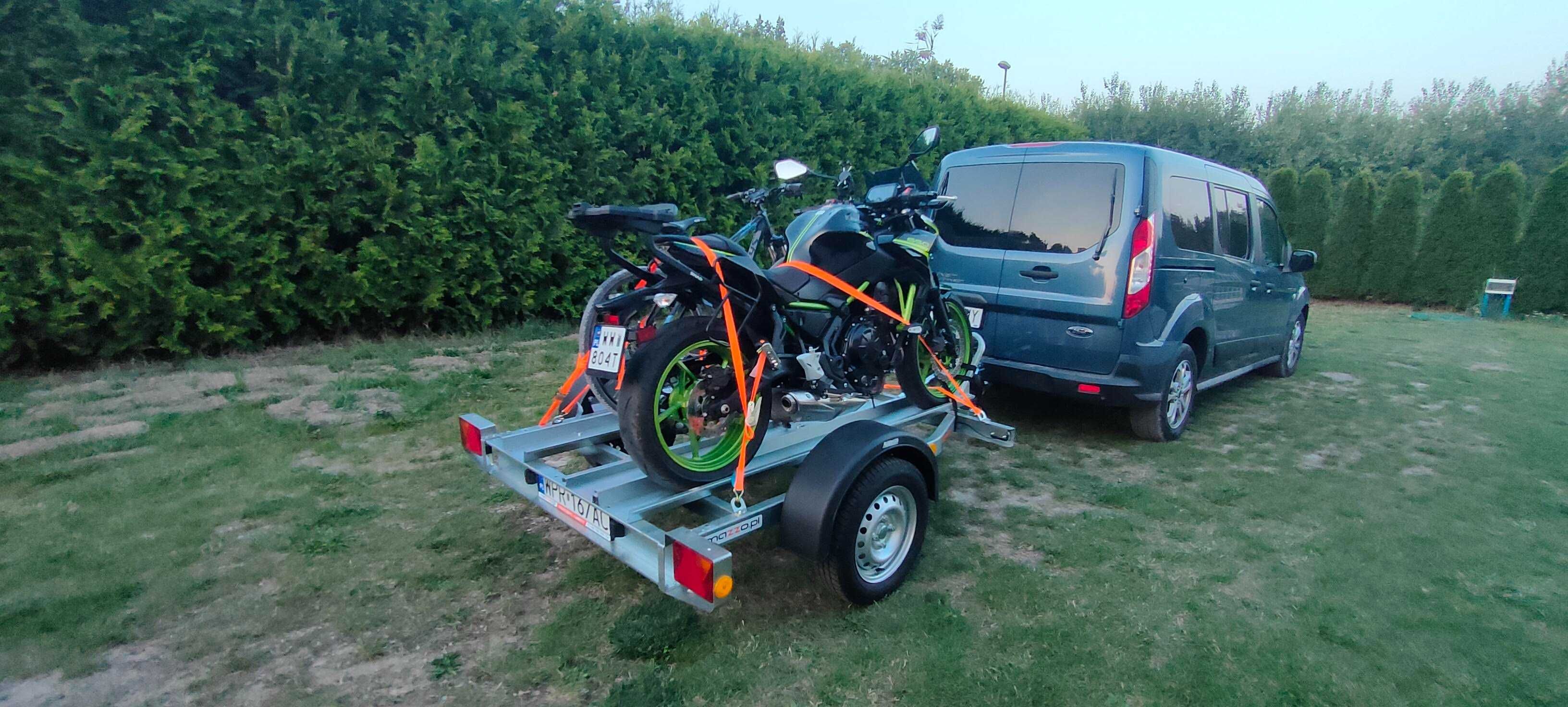 Wynajem przyczepka transport motocykl Assistance EU Wypożyczalnia