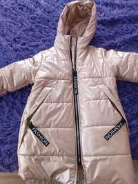Куртка зимова для дівчинки 8-10років