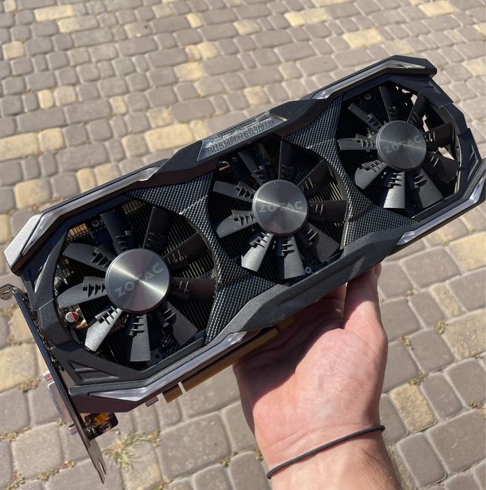 Відеокарта ZOTAC GTX 1080 8GB AMP EXTREME! Гарантія!