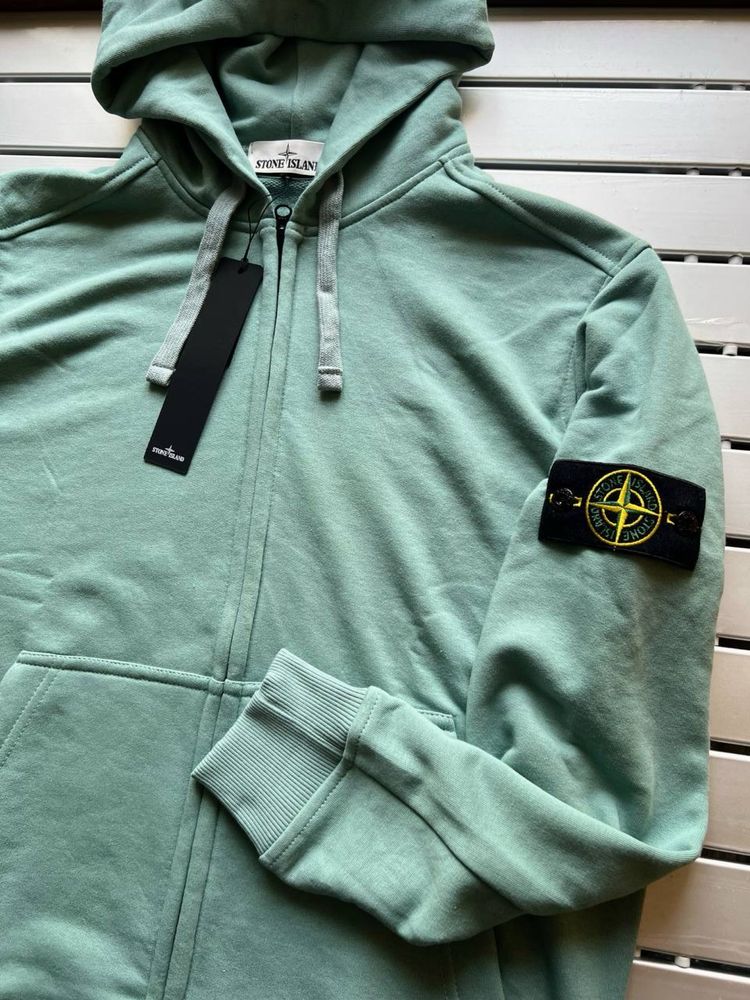 Зіп Худі Stone Island джинс | Худи Стон Айленд | Свитшот стон