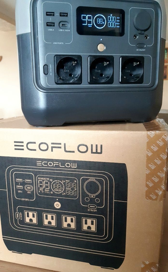 Зарядна станція Ecoflow + сонячна панель