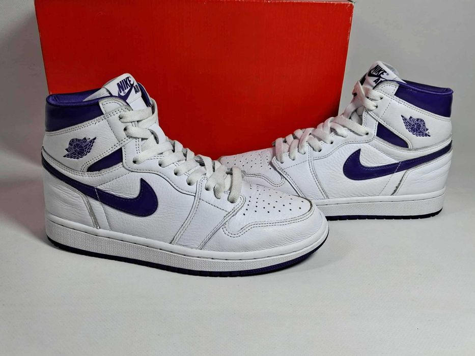 Кроссовки Nike Air Jordan 1 Retro High Court (38) Оригинал Джордан