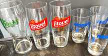 LITOVEL, ABSOLUT, ZATECKY ; - szklanki 6szt.