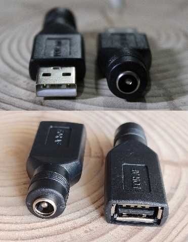 Переходник адаптер DC 5,5х2,1 USB Micro Mini Type-C Lightning 3,5 GX16